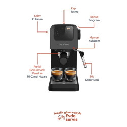 Yarı Otomatik Süt Köpürtücülü Espresso Makinesi Yarı Otomatik Süt Köpürtücülü Espresso Makinesi