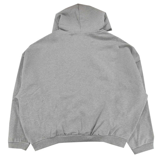 Logo Baskılı Kapüşonlu Yeşil Sweatshirt